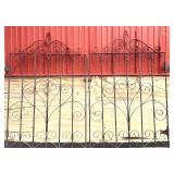 Vintage Scroll Metal Gates