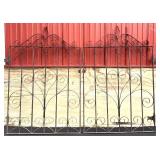 Vintage Scroll Metal Gates