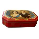 Vintage  George W. Horner Tin Queen Elizabeth and Prince Philip