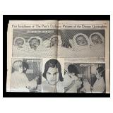 Collection of Vintage Historic Newspapers with Headlines and Photos