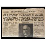 Collection of Vintage Historic Newspapers with Headlines and Photos
