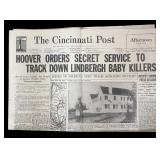 Collection of Vintage Historic Newspapers with Headlines and Photos