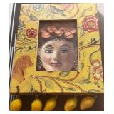 Handcrafted Framed Face Art, LeSenora by Christina Christoffason