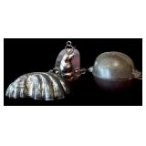 Three Vintage Metal Molds including Chocolate Molds