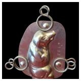 Three Vintage Metal Molds including Chocolate Molds