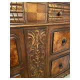 Antique Carved Oak Sideboard Buffet with Drawers and Doors Antique Carved Oak Sideboard Buffet with Drawers and Doors