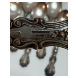 Set of 6 Shreve Crump & Low Sterling Silver Spoons Patent 1900 Set of 6 Shreve Crump & Low Sterling Silver Spoons Patent 1900