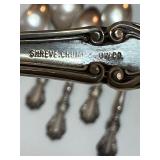 Set of 6 Shreve Crump & Low Sterling Silver Spoons Patent 1900 Set of 6 Shreve Crump & Low Sterling Silver Spoons Patent 1900
