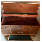 Lane Cedar Chest with Drawers and Original Key Lane Cedar Chest with Drawers and Original Key