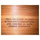 Lane Cedar Chest with Drawers and Original Key Lane Cedar Chest with Drawers and Original Key