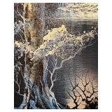 Winter in the Vienna Woods Original Oil Painting by Rhinehardt with Ornate Gold Frame Winter in the Vienna Woods Original Oil Painting by Rhinehardt with Ornate Gold Frame