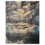 Winter in the Vienna Woods Original Oil Painting by Rhinehardt with Ornate Gold Frame Winter in the Vienna Woods Original Oil Painting by Rhinehardt with Ornate Gold Frame
