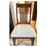 Round Wood Dining Table with Glass Top and 5 Chairs Round Wood Dining Table with Glass Top and 5 Chairs