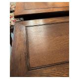 Antique Expandable Dining Table with 6 Ornately Carved Chairs Antique Expandable Dining Table with 6 Ornately Carved Chairs