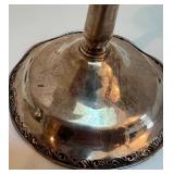 Lady Atkins Sterling Silver Weighted Pedestal Dish and Duchin Candlestick Set Lady Atkins Sterling Silver Weighted Pedestal Dish and Duchin Candlestick Set