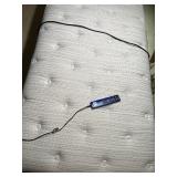 Metal Headboard with Gold Accents and Beautyrest Silver Twin XL Adjustable Bed with Mattress and Easy Rest Remote Metal Headboard with Gold Accents and Beautyrest Silver Twin XL Adjustable Bed with Mattress and Easy Rest Remote