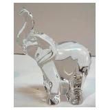 Set of 4 Abalone Inlay Shot Glasses with Clear Glass Elephant Figurine Set of 4 Abalone Inlay Shot Glasses with Clear Glass Elephant Figurine