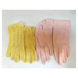 Vintage Accessories Collection with Pink Sari, Fur Collar, Gloves, and Beaded Hat Vintage Accessories Collection with Pink Sari, Fur Collar, Gloves, and Beaded Hat