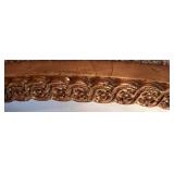 Vintage Oval Wall Mirror with Ornate Gold Frame Vintage Oval Wall Mirror with Ornate Gold Frame