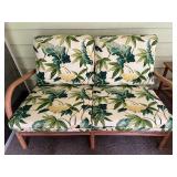 Rattan Patio Furniture Set with Loveseat, Swivel Chair, and 2 End Tables Rattan Patio Furniture Set with Loveseat, Swivel Chair, and 2 End Tables