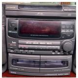Aiwa NSX-V50 Stereo System with Dual Cassette, CD Changer, Speakers, and Remote Aiwa NSX-V50 Stereo System with Dual Cassette, CD Changer, Speakers, and Remote