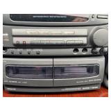 Aiwa NSX-V50 Stereo System with Dual Cassette, CD Changer, Speakers, and Remote Aiwa NSX-V50 Stereo System with Dual Cassette, CD Changer, Speakers, and Remote