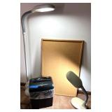 Office Lot: Bell+Howell Floor Lamp, Desk Lamp, Ativa Shredder, Corkboard Office Lot: Bell+Howell Floor Lamp, Desk Lamp, Ativa Shredder, Corkboard