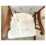 Wooden Rocking Chair with Cushion and Matching Ottoman Wooden Rocking Chair with Cushion and Matching Ottoman