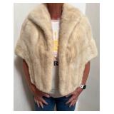 Vintage Novotny Furs Natural Pale Beige Mink Stole Vintage Novotny Furs Natural Pale Beige Mink Stole