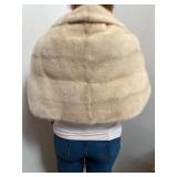 Vintage Novotny Furs Natural Pale Beige Mink Stole Vintage Novotny Furs Natural Pale Beige Mink Stole