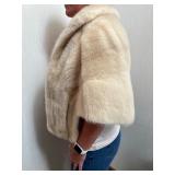 Vintage Novotny Furs Natural Pale Beige Mink Stole Vintage Novotny Furs Natural Pale Beige Mink Stole