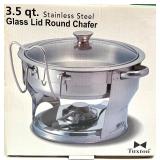 Kitchenware Bundle: Stainless Steel Chafer, V-Slicer, Spaetzle Maker, Baking Stone, Mini Angel Food Cake Pan, Floral Bowl Kitchenware Bundle: Stainless Steel Chafer, V-Slicer, Spaetzle Maker, Baking Stone, Mini Angel Food Cake Pan, Floral Bowl