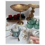 Mixed Lot of Candle Holders, Candles and Decorative Home Accents Mixed Lot of Candle Holders, Candles and Decorative Home Accents