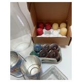 Mixed Lot of Candle Holders, Candles and Decorative Home Accents Mixed Lot of Candle Holders, Candles and Decorative Home Accents