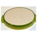 Set of 3 Le Creuset Green Stoneware Baking Dishes Set of 3 Le Creuset Green Stoneware Baking Dishes