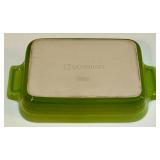 Set of 3 Le Creuset Green Stoneware Baking Dishes Set of 3 Le Creuset Green Stoneware Baking Dishes