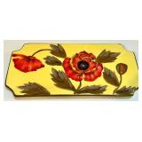 La Dolce Vita Red Poppy Embossed Collection Serving Set by JJD Designs La Dolce Vita Red Poppy Embossed Collection Serving Set by JJD Designs