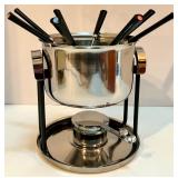 Stainless Steel Fondue Set, 6-Piece Fondue Fork Set, and Artisan French Bread Baking Pan Bundle Stainless Steel Fondue Set, 6-Piece Fondue Fork Set, and Artisan French Bread Baking Pan Bundle