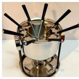Stainless Steel Fondue Set, 6-Piece Fondue Fork Set, and Artisan French Bread Baking Pan Bundle Stainless Steel Fondue Set, 6-Piece Fondue Fork Set, and Artisan French Bread Baking Pan Bundle
