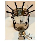 Stainless Steel Fondue Set, 6-Piece Fondue Fork Set, and Artisan French Bread Baking Pan Bundle Stainless Steel Fondue Set, 6-Piece Fondue Fork Set, and Artisan French Bread Baking Pan Bundle