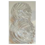 PartyLite Crystal Trio Candle Holders and Swirl Votive Holders Set PartyLite Crystal Trio Candle Holders and Swirl Votive Holders Set