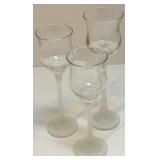 PartyLite Crystal Trio Candle Holders and Swirl Votive Holders Set PartyLite Crystal Trio Candle Holders and Swirl Votive Holders Set