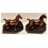 Pair of Vintage Bronze Horse Bookends Pair of Vintage Bronze Horse Bookends