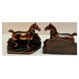 Pair of Vintage Bronze Horse Bookends Pair of Vintage Bronze Horse Bookends