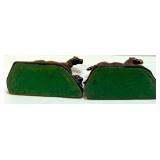 Pair of Vintage Bronze Horse Bookends Pair of Vintage Bronze Horse Bookends