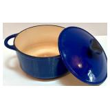Blue Enamel Cast Iron Dutch Oven with Lid Blue Enamel Cast Iron Dutch Oven with Lid