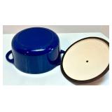 Blue Enamel Cast Iron Dutch Oven with Lid Blue Enamel Cast Iron Dutch Oven with Lid