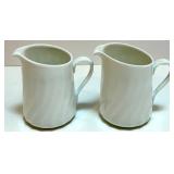 Wood Salad Bowl Set with Servers and White Porcelain Serveware Collection Wood Salad Bowl Set with Servers and White Porcelain Serveware Collection