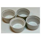 Wood Salad Bowl Set with Servers and White Porcelain Serveware Collection Wood Salad Bowl Set with Servers and White Porcelain Serveware Collection