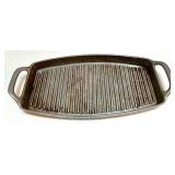 Gourmet Buffet 16 Inch Stainless Steel Roasting Pan with Rack and Cast Aluminum Grill Pan Gourmet Buffet 16 Inch Stainless Steel Roasting Pan with Rack and Cast Aluminum Grill Pan